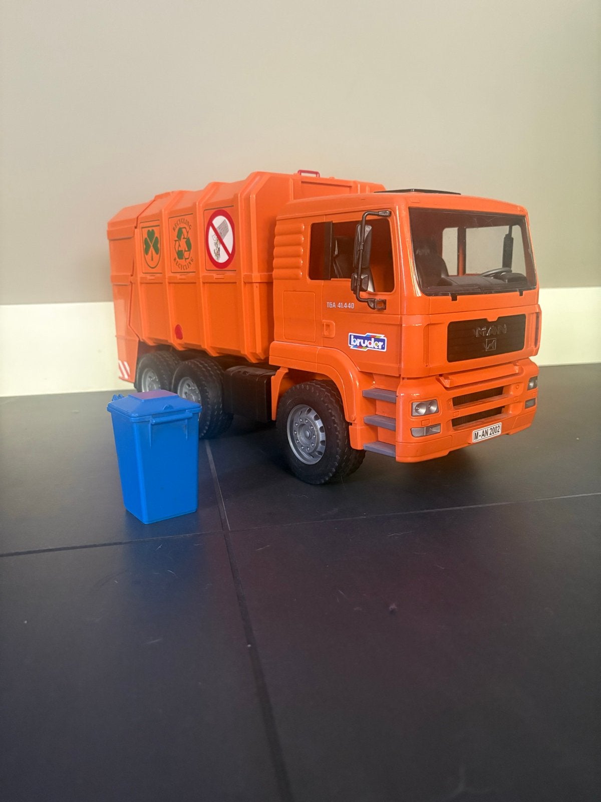 Bruder Vuilniswagen met kliko, Ophalen, Gebruikt