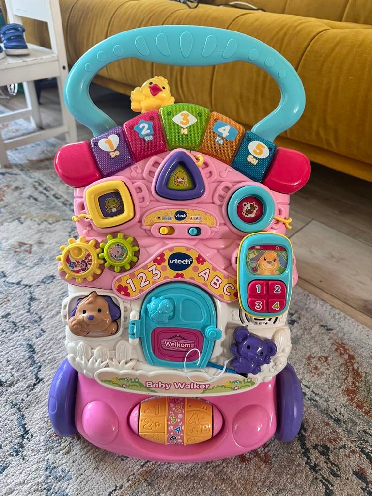 Loopwagen vtech, Kinderen en Baby's, Speelgoed | Vtech, Ophalen, Zo goed als nieuw, 6 maanden tot 2 jaar