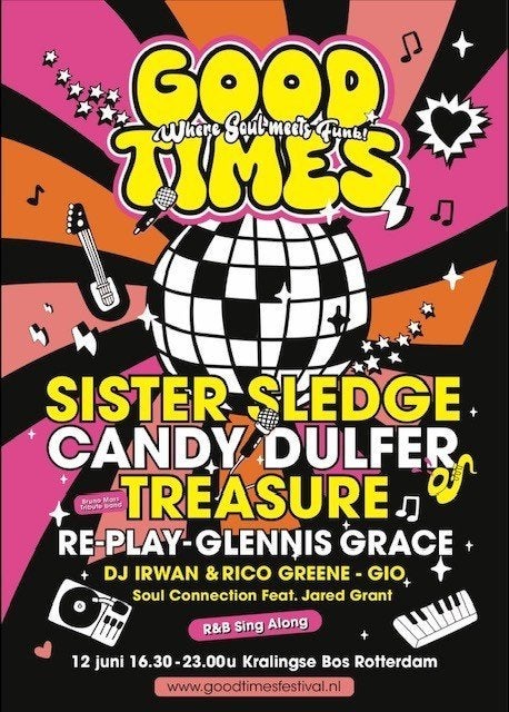 2x Ticket Good Times festival Zaterdag 12 Juni Kralingse Bos, Eén persoon