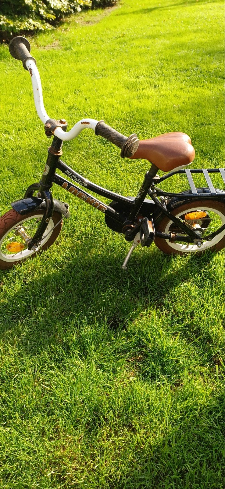 Kinderfiets 12,5 inch - Loekie pickup - oefenfietsje, Fietsen en Brommers, Ophalen, Terugtraprem, Gebruikt, Loekie