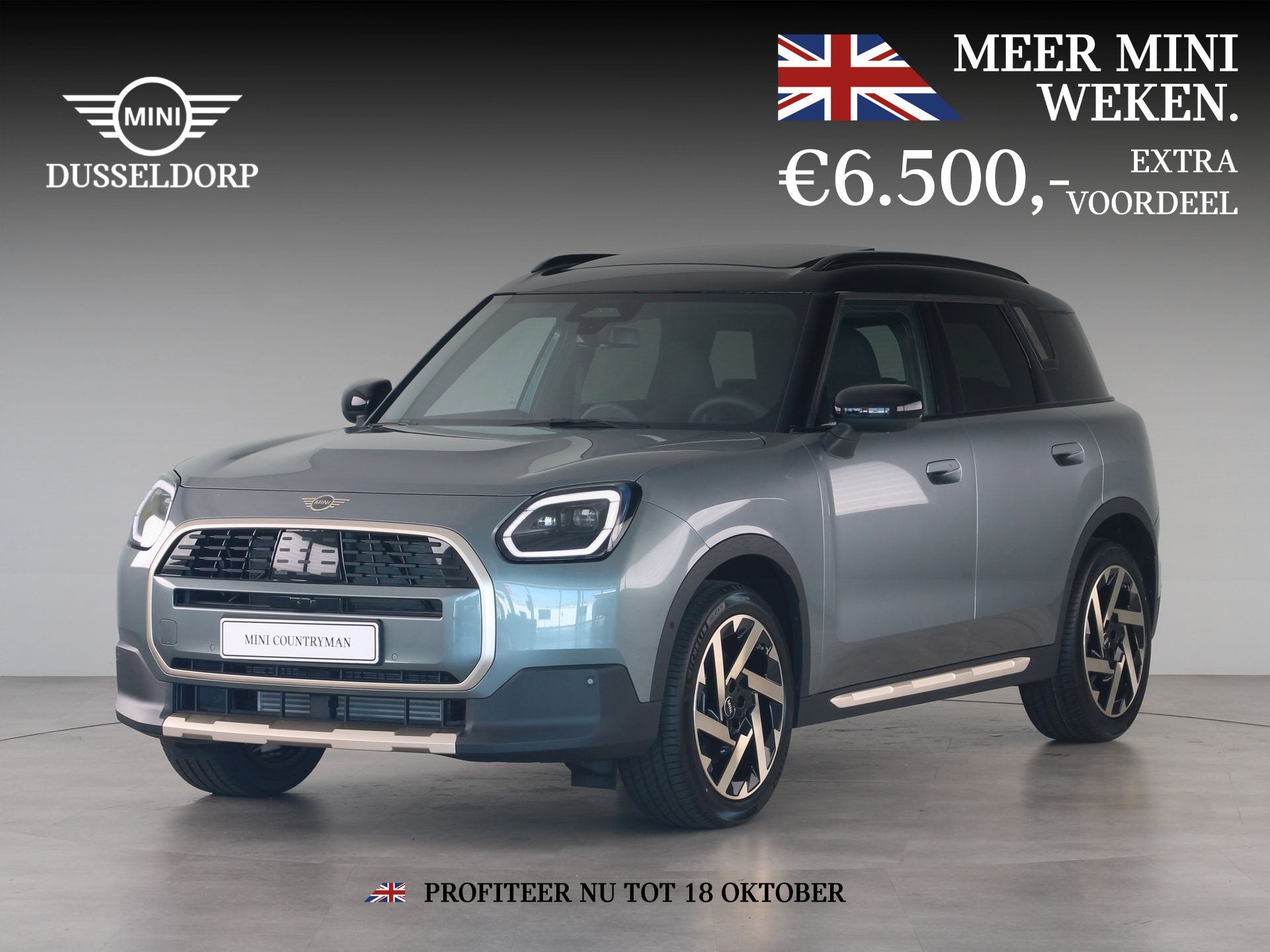 MINI Countryman C Favoured Pakket L PRIVATE LEASE EUR 719,-, Auto's, Zwart, Bedrijf, Nieuw, 3 cilinders