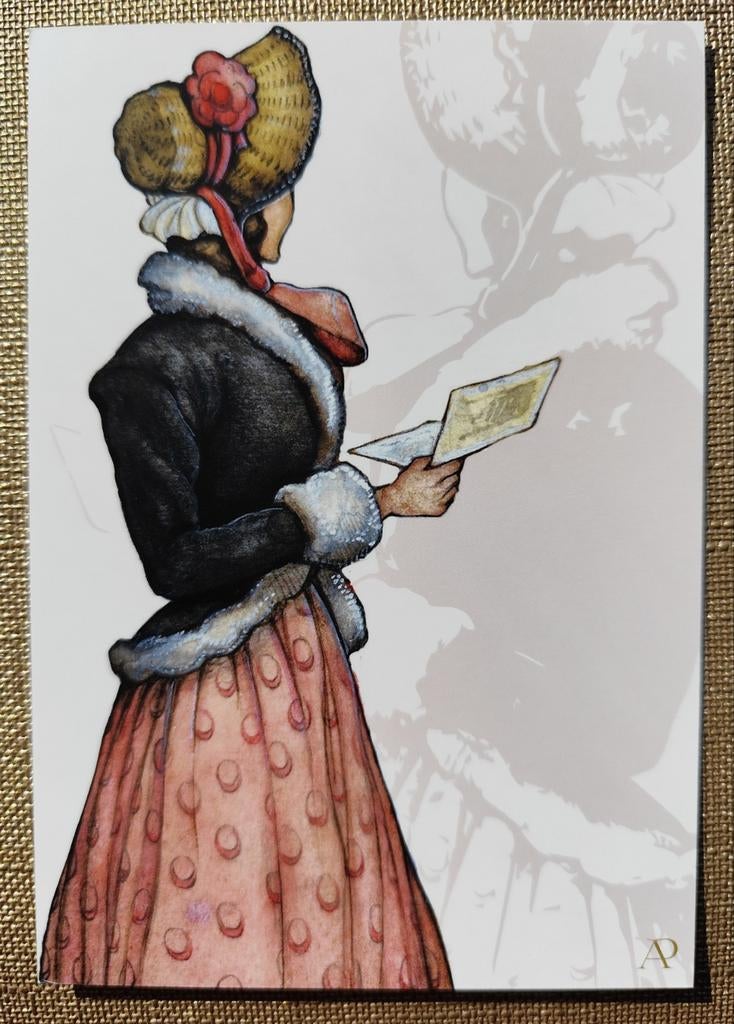 2 soorten ongelopen ansichtkaarten van Anton Pieck Museum, Ophalen of Verzenden, 1980 tot heden, Overige thema's