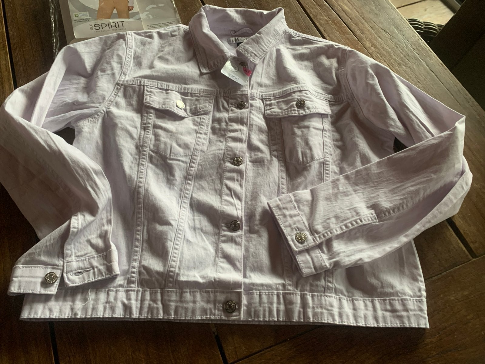 True spirit wit spijkerjasje nieuw Xl, Ophalen of Verzenden, Nieuw, Maat 46/48 (XL) of groter, Wit