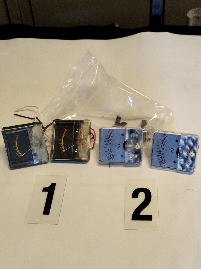 VU-meters van retro bandrecorders, SONY, Philips, enz., Ophalen of Verzenden, Onderdeel