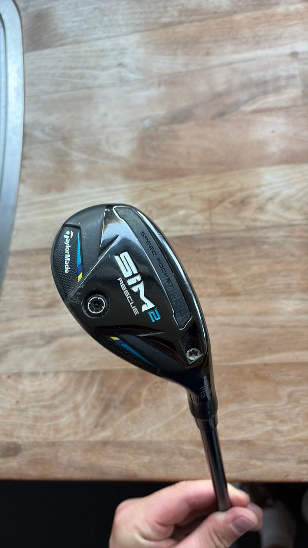 Taylormade rescue SIM MAX 2 hybride 3 - 19,5 graden, Sport en Fitness, Golf, Ophalen, Zo goed als nieuw, Club