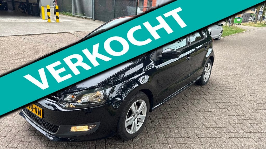 Volkswagen Polo 1.2 TSI BlueMotion Comfortline 2013 MATCH, Auto's, Volkswagen, Voorwielaandrijving, Euro 5, 4 cilinders, Zwart