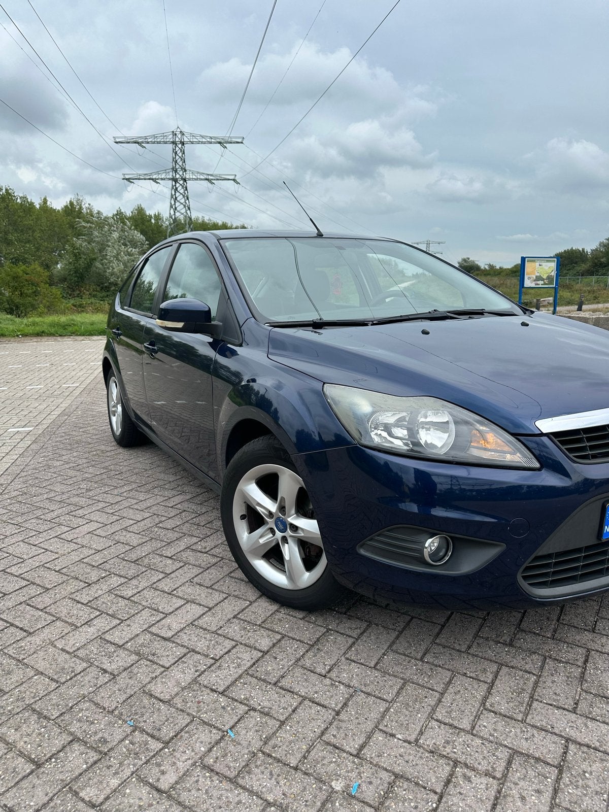 Ford Focus 1.6 74KW 5D 2010 Blauw, Auto's, 1596 cc, 15 km/l, 4 cilinders, Blauw