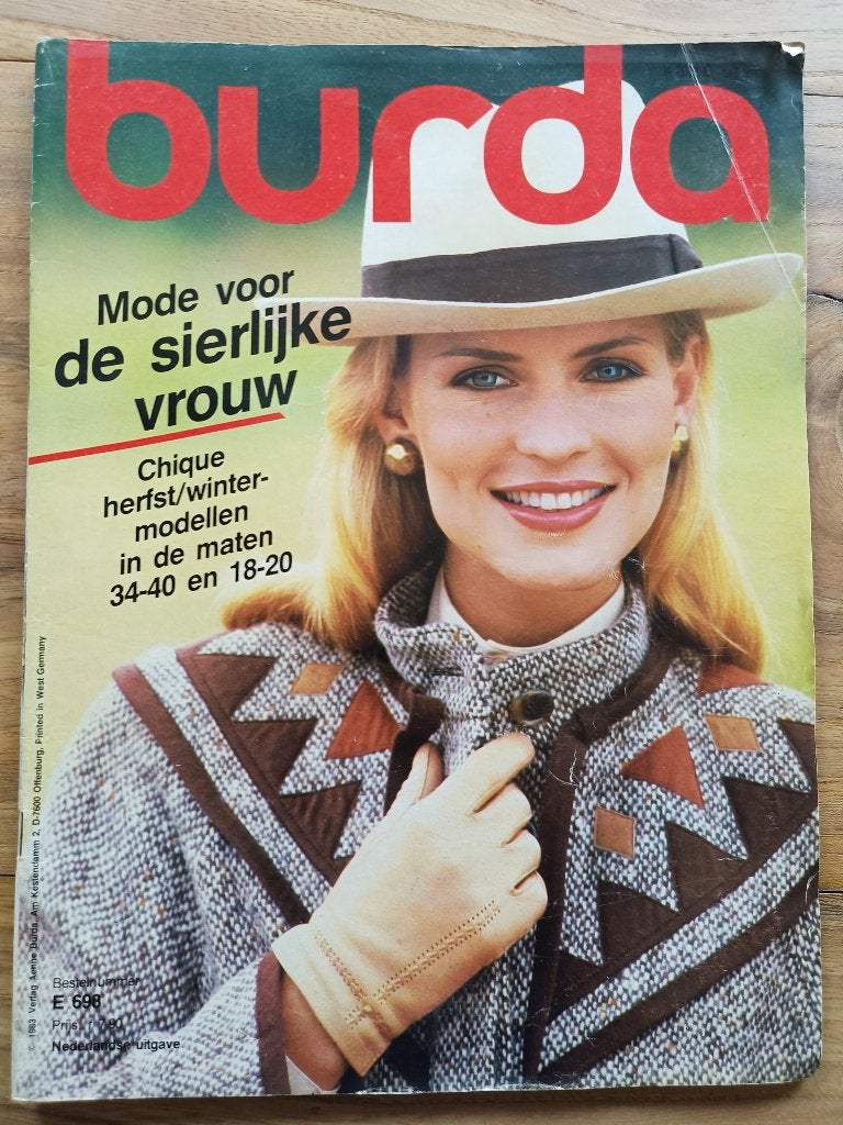 Burda Mode voor de sierlijke vrouw vintage patronen naaien, Overige typen, Vrouw, Zo goed als nieuw, Burda