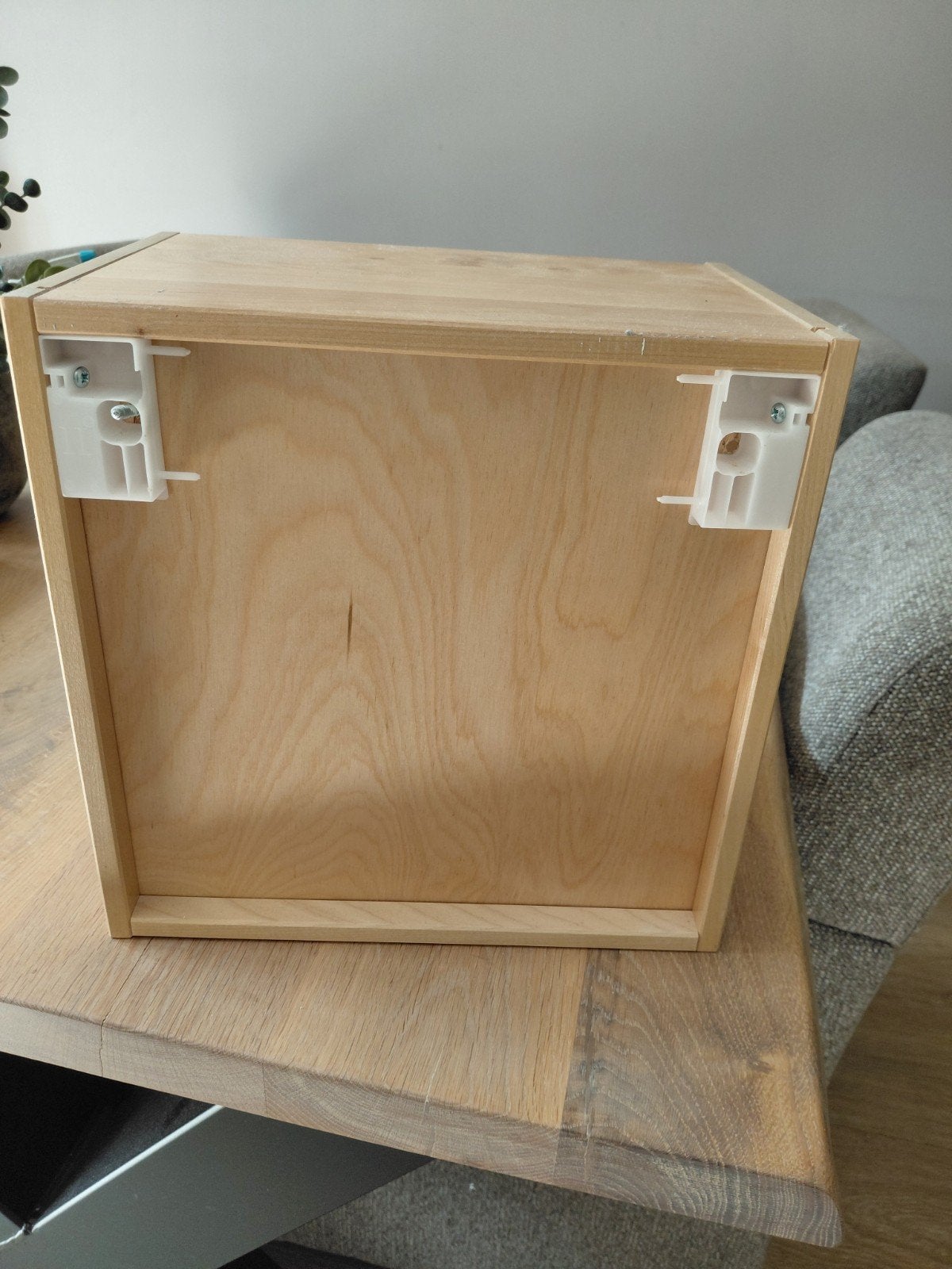 Drie houten opbergkastje, Ophalen, Rechthoekig, Hout