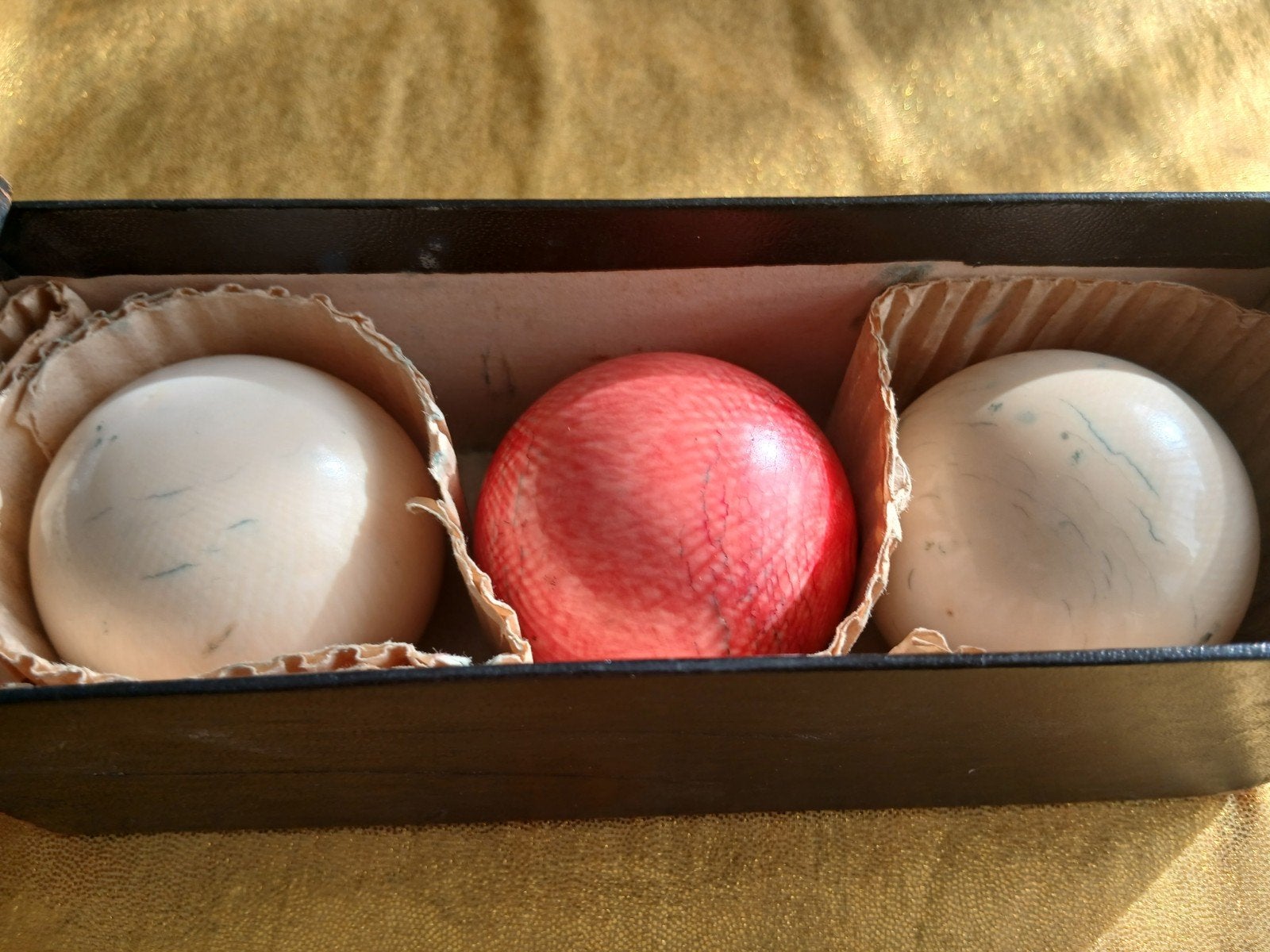 biljart of poolballen van been antiek, Ophalen of Verzenden, Gebruikt, Biljarttafel
