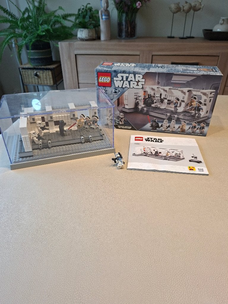 lego star wars 75387 Boarding tantive 4 met een display case, Star Wars, Lego, Ophalen of Verzenden, Zo goed als nieuw