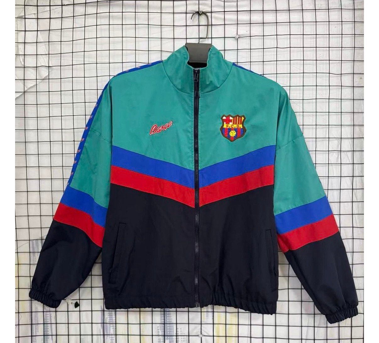 FC barcelona retro vest maat XL, Ophalen of Verzenden, Zo goed als nieuw, Maat 56/58 (XL), Blauw