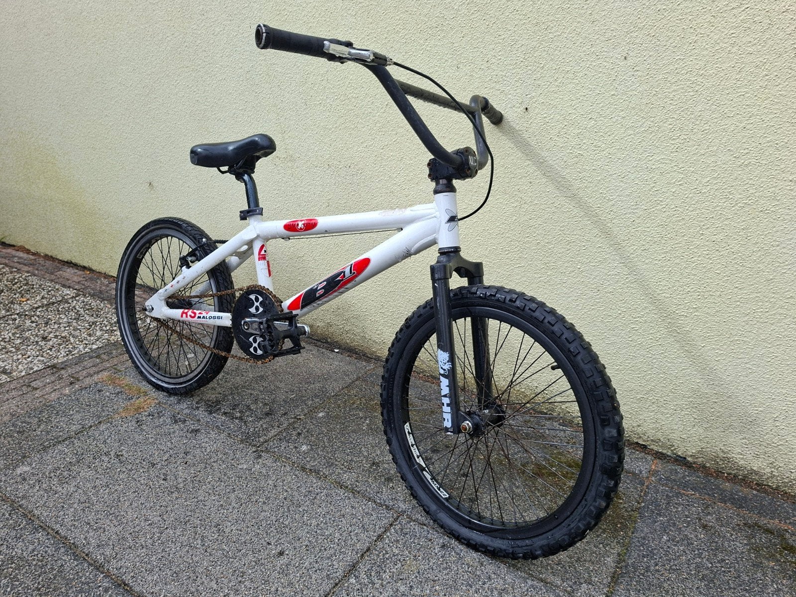 B1 BMX  stuntfiets crossfiets, Fietsen en Brommers, Ophalen, Gebruikt, Aluminium, Velgrem
