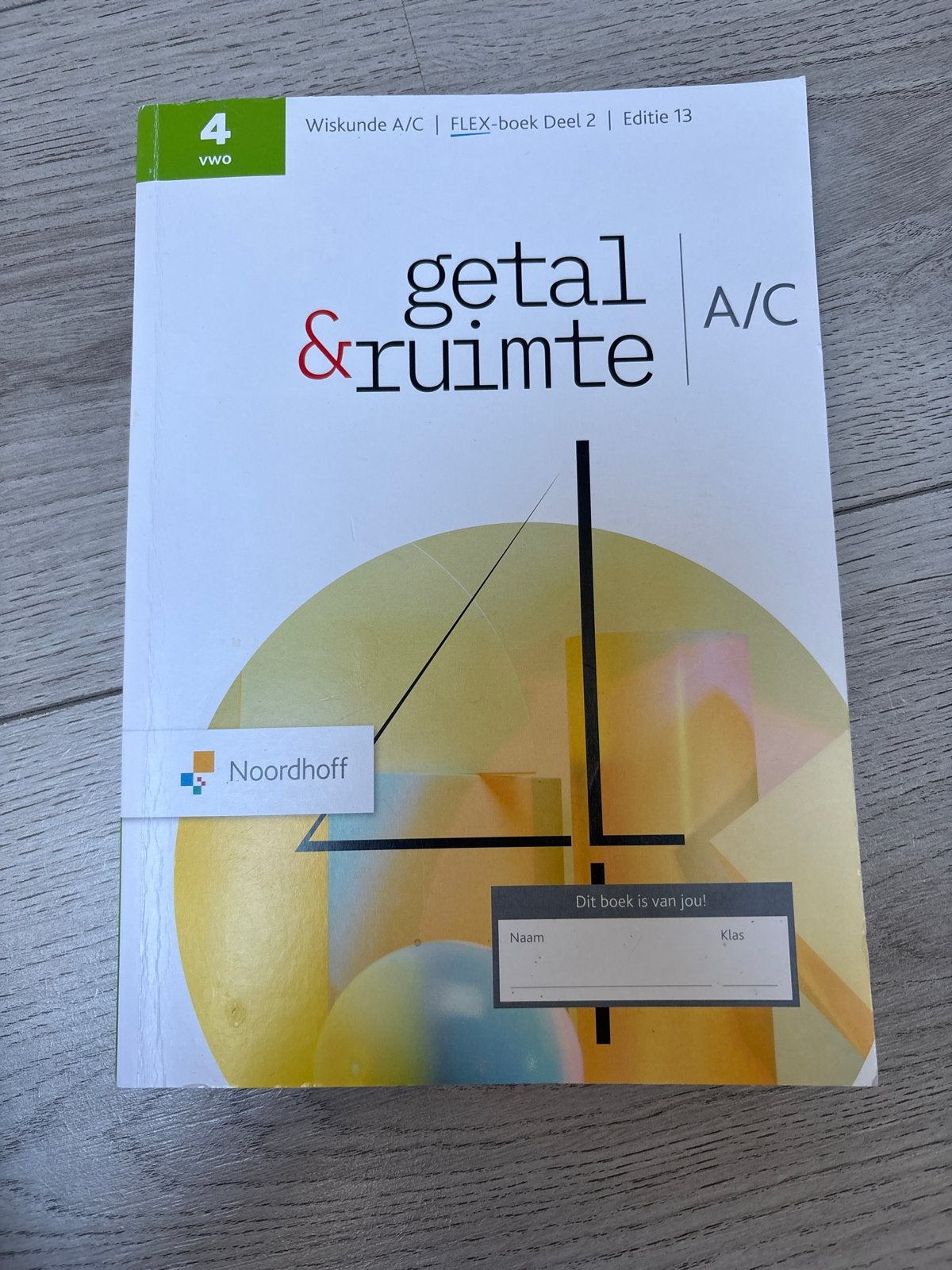 Getal & Ruimte Wiskunde A/C VWO Deel 2 - 13e editie, Ophalen of Verzenden, Zo goed als nieuw, VWO, Wiskunde A