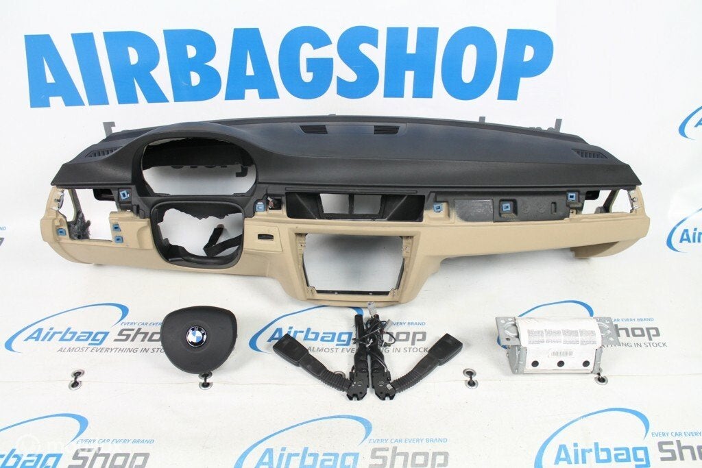 Airbag set - Dashboard beige M BMW 3 serie E90 E91 E92 E93, Auto-onderdelen