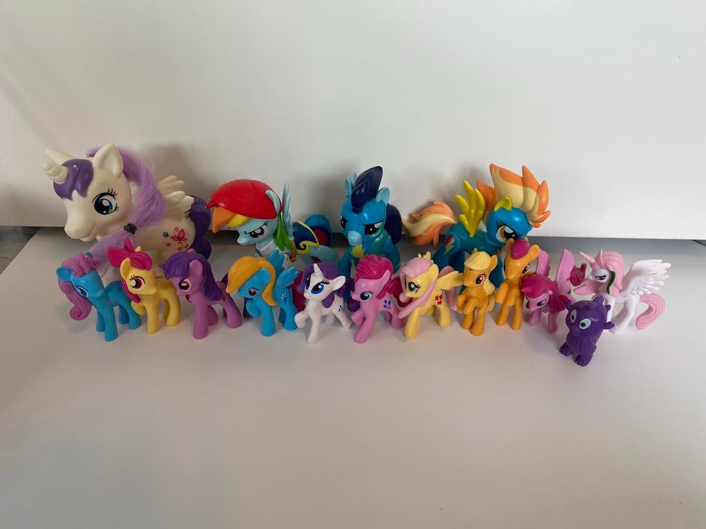 My Little Pony figuren en luchtschip, Ophalen, Gebruikt