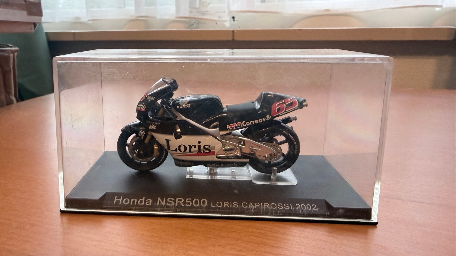 Honda NSR500 Loris Capirossi 2002 Modelmotor, Overige merken, 1:50 of kleiner, Overige typen, Ophalen of Verzenden