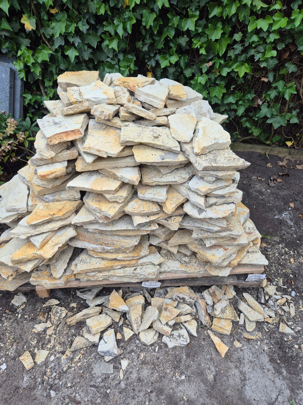 Flagstones Bourgogne Geel - Natuursteen Terrastegels, Ophalen, Nieuw, 5 tot 10 m², Natuursteen