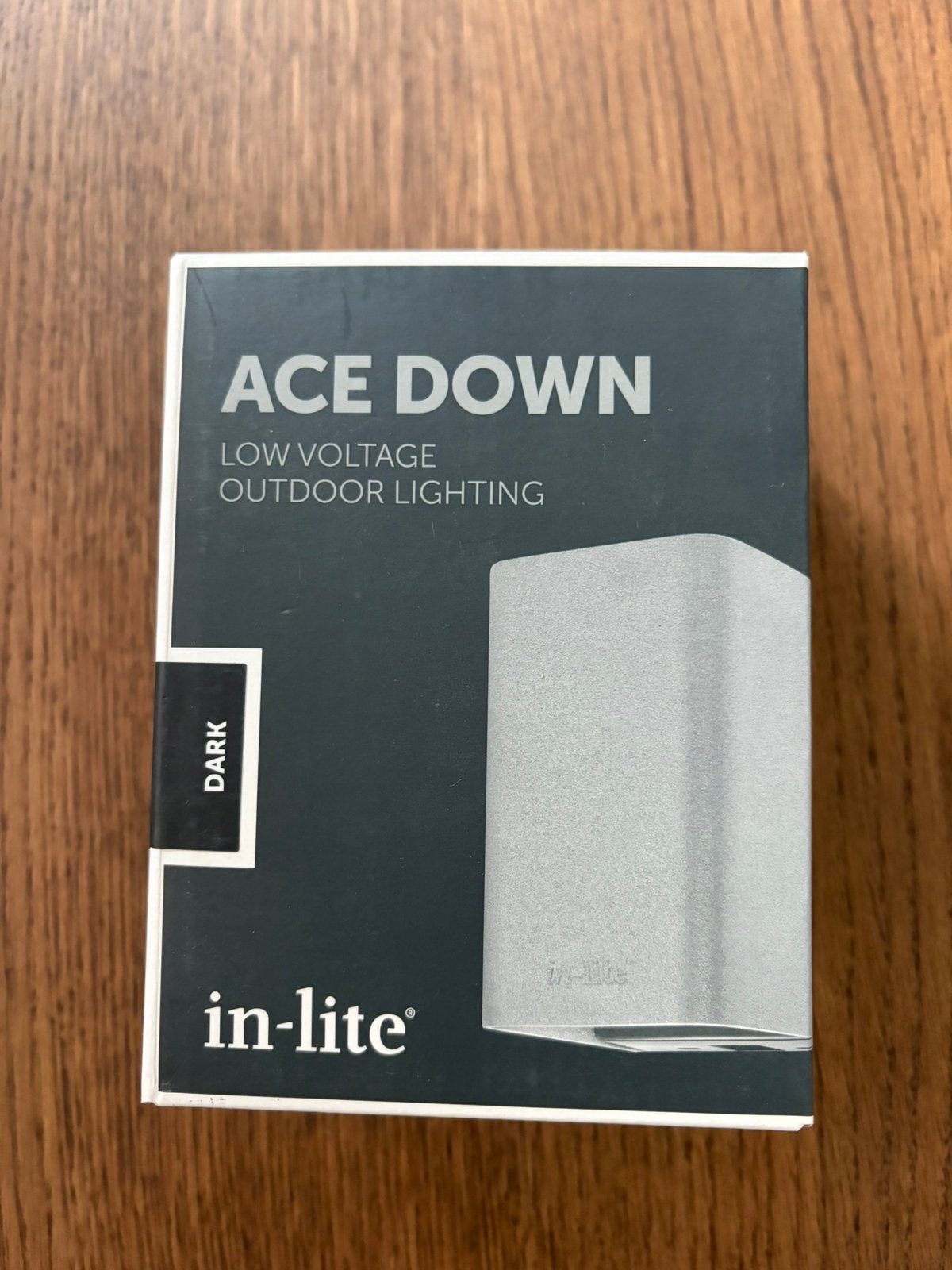 In-lite Ace Down Dark - Wandlamp - Nieuw, Minder dan 50 watt, Wandlamp, Ophalen of Verzenden, Netvoeding