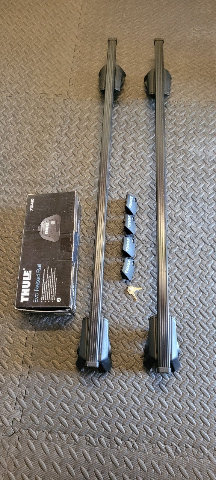Thule Polar 100 dakkoffer met Thule dakdrager, Ophalen of Verzenden, Gebruikt