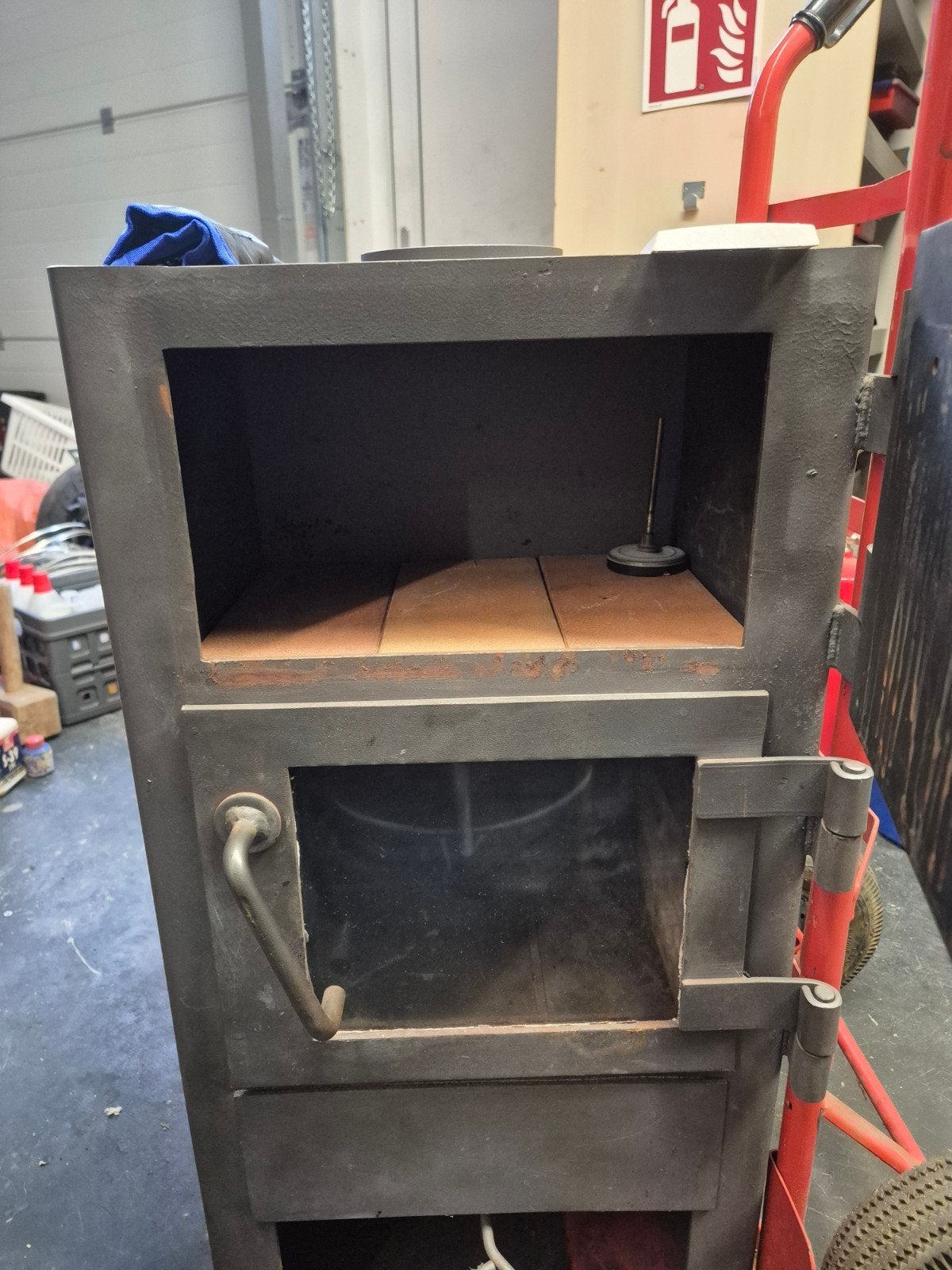 Dik Geurts houtkachel met oven, Ophalen, Hout, Houtkachel