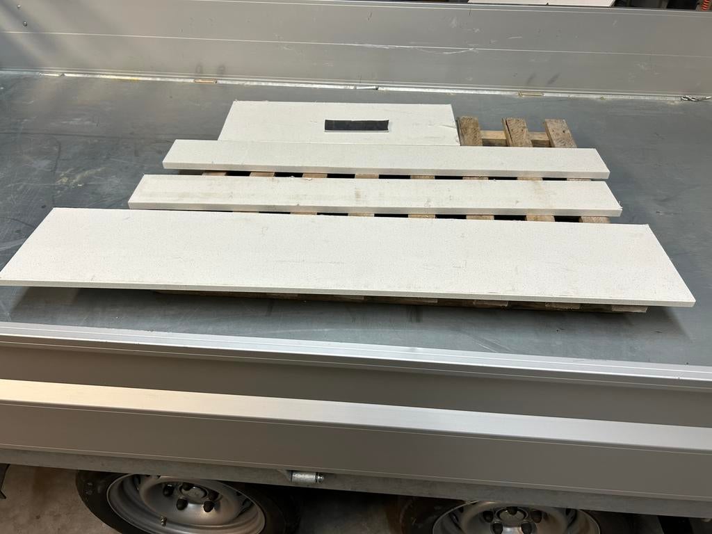Composiet vensterbank, 100 tot 150 cm, Hardsteen, Vensterbanken, Nieuw