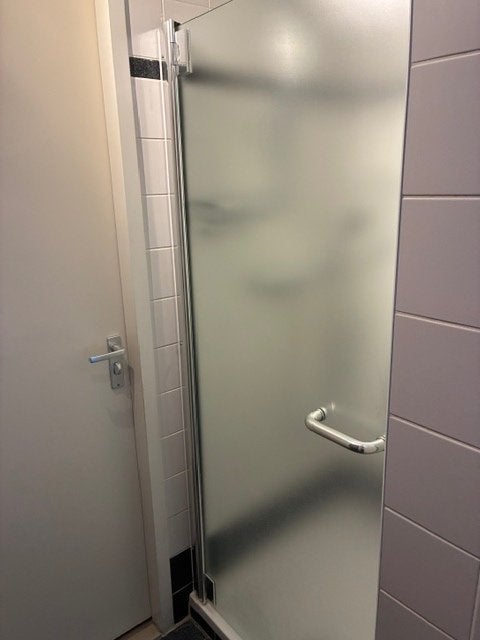 Douchedeur, Doe-het-zelf en Verbouw, Sanitair, Ophalen, Gebruikt, Chroom, Douche