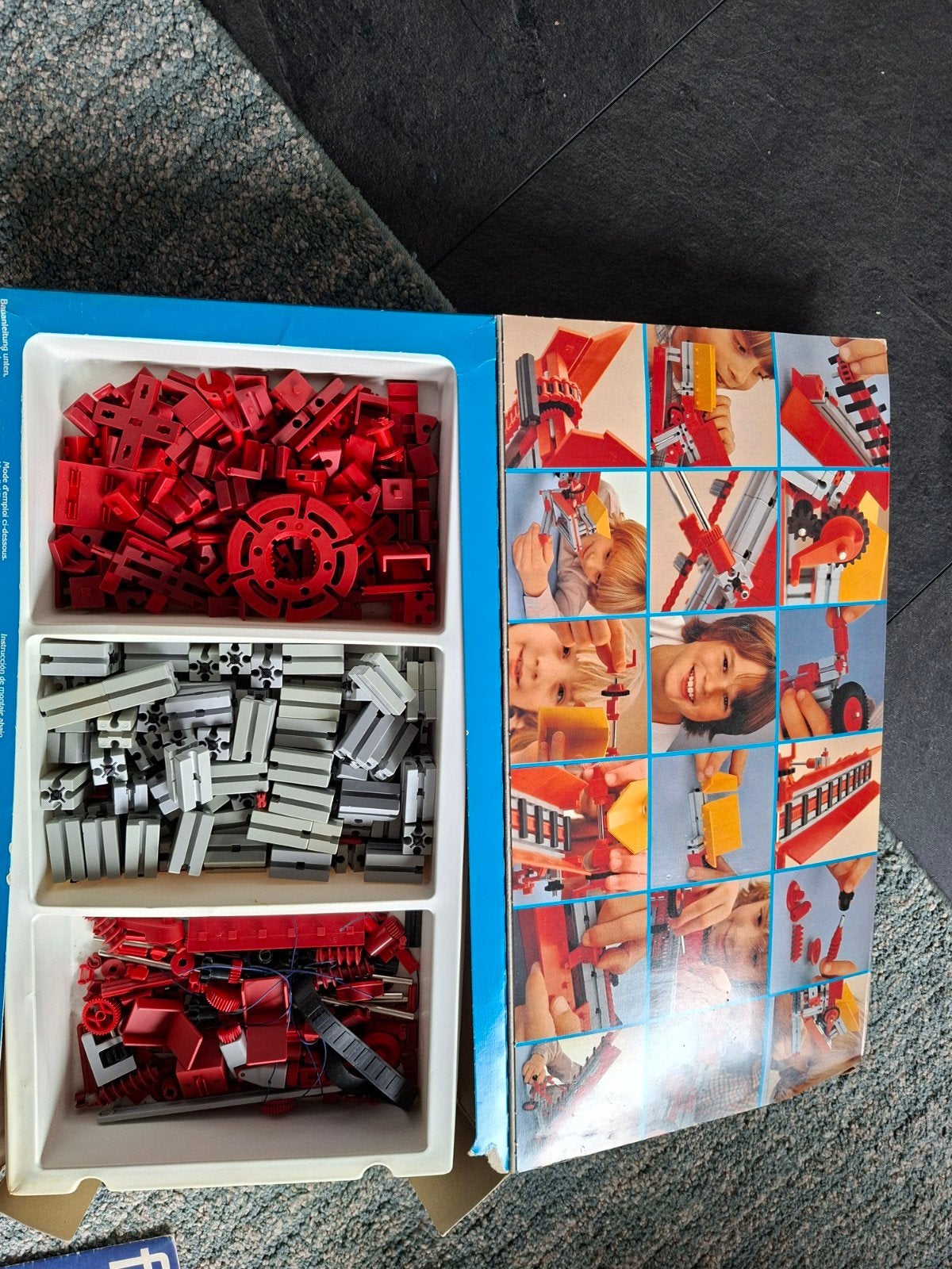 2 Dozen Fischer Technik Jaren '80 met Instructieboekjes, Ophalen of Verzenden