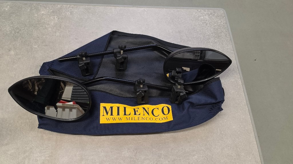 Milenco Aero 3 Extra Brede Opzetspiegels voor Caravan/Camper, Caravans en Kamperen, Ophalen of Verzenden, Zo goed als nieuw
