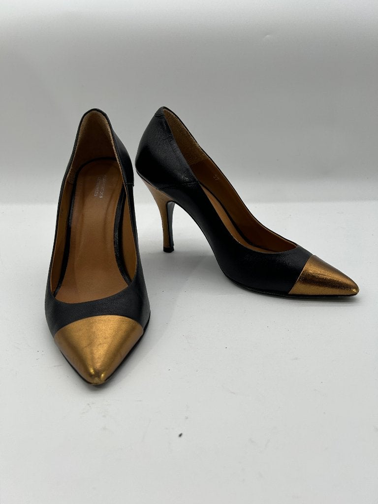 Comptoir des Cotonniers, maat 37 zwart gouden pumps, Verzenden, Comptoir des Cotonniers, Zwart, Schoenen met hoge hakken