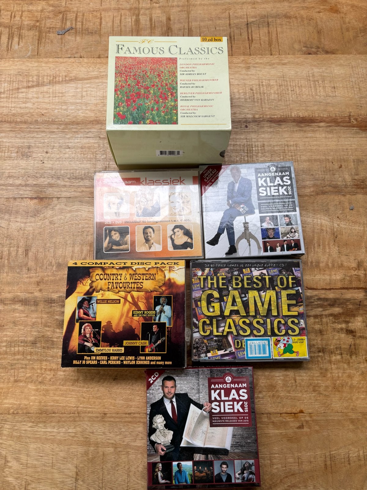 Diverse CD-boxen: Klassiek, Country & Western, Game Classics, Ophalen of Verzenden, Gebruikt, Boxset