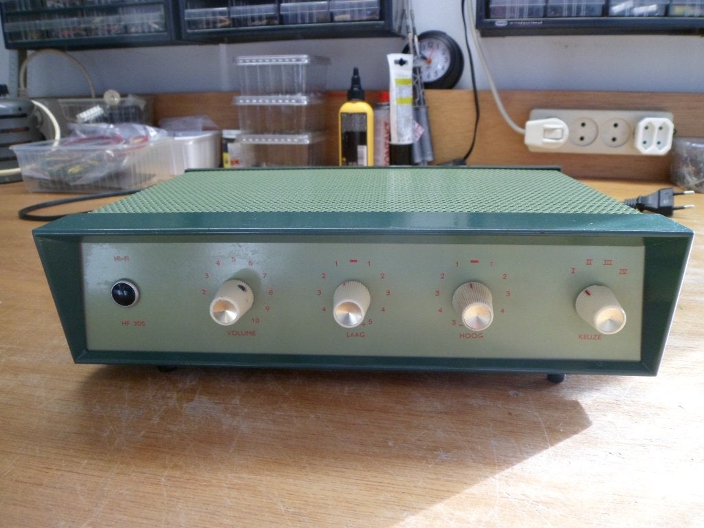 Te koop Philips mono voorversterker HF305 (bouwdoosserie), Ophalen of Verzenden, Versterker