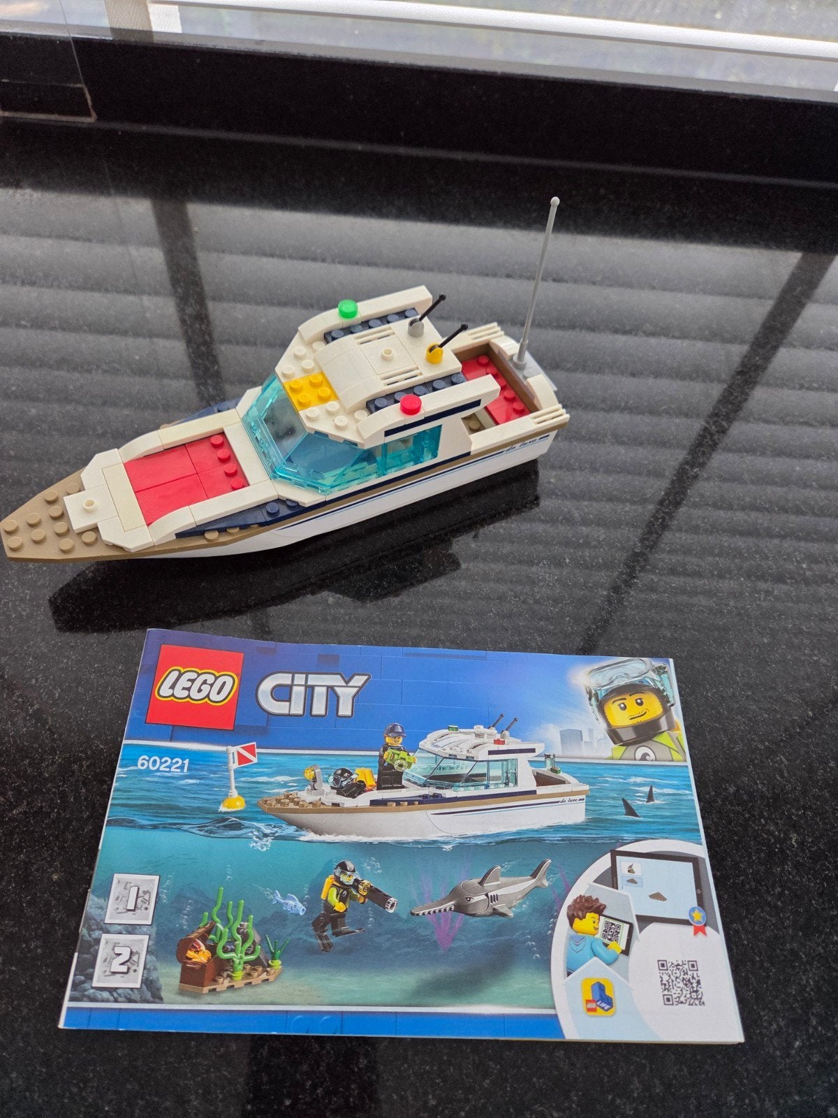 LEGO City Boot met Boekje - Zo goed als nieuw, Ophalen of Verzenden, Zo goed als nieuw