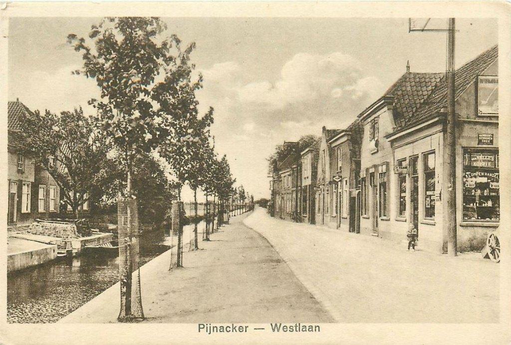 701-260-035 Pijnacker  Westlaan, Verzamelen, Ansichtkaarten | Nederland, Verzenden, Voor 1920, Zuid-Holland