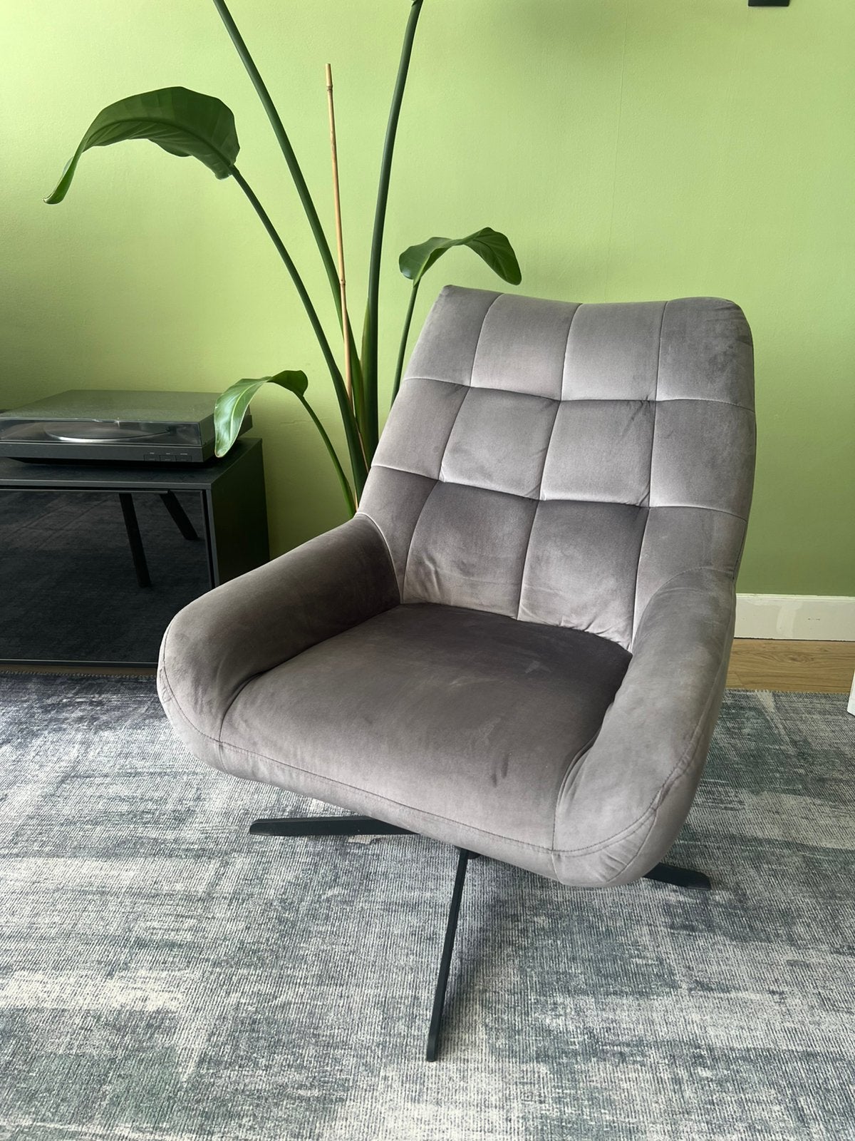 MOOS Albie fauteuil, Ophalen, 75 tot 100 cm, Zo goed als nieuw, Stof