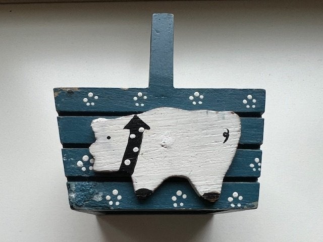 Poppen mandje 7x7x5 cm, Kinderen en Baby's, Speelgoed | Poppen, Ophalen of Verzenden, Gebruikt, Overige typen