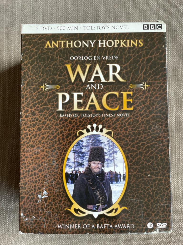 War and Peace (Oorlog en Vrede) BBC 5 dvd Boxset, Gebruikt, Historisch of Kostuumdrama, Boxset, Ophalen of Verzenden