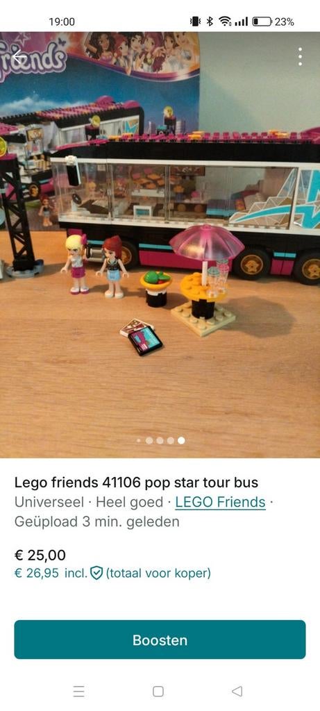Lego Friends 411106 disco tour bus, Ophalen of Verzenden, Toebehoren