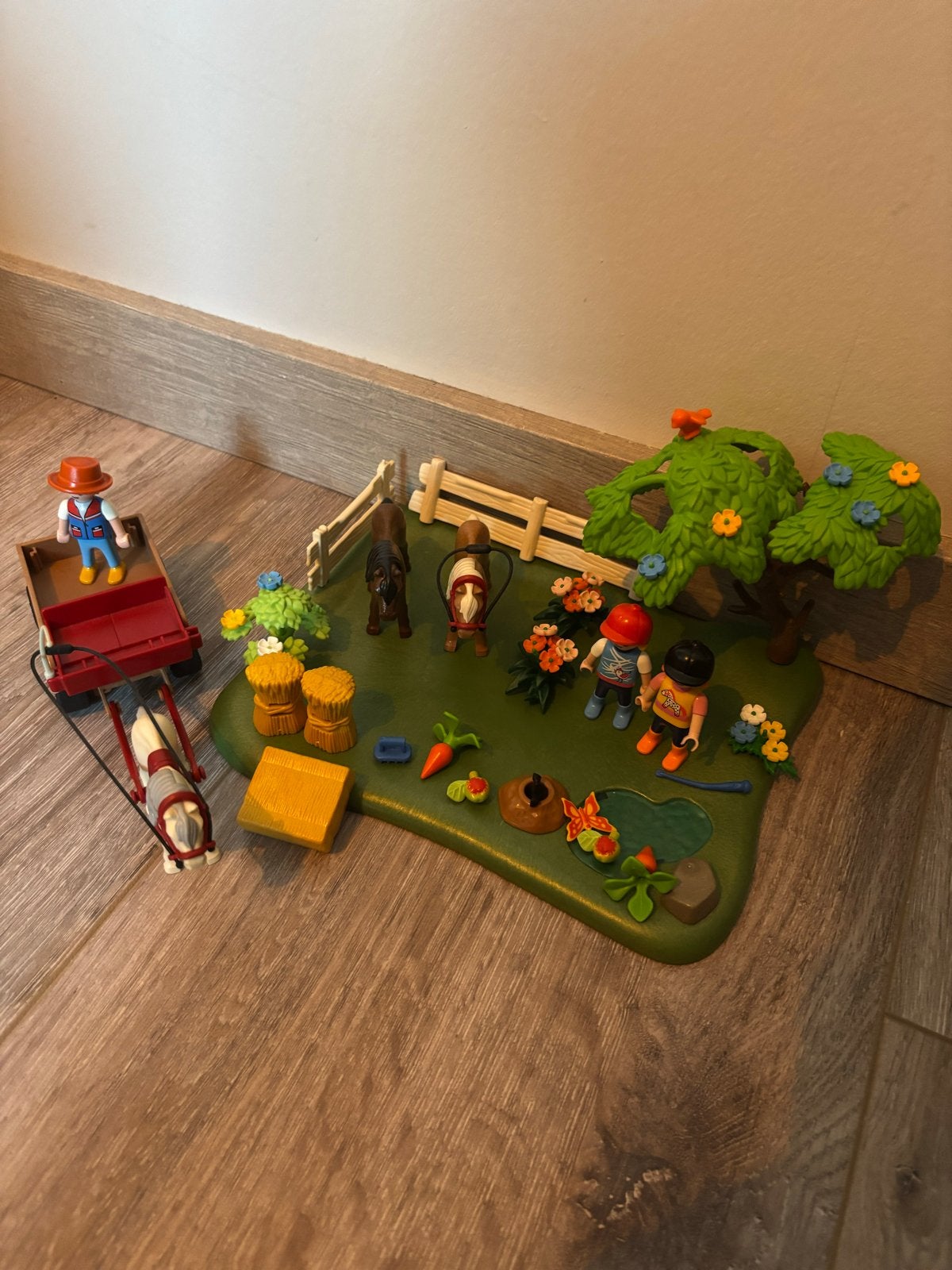 Playmobil Paarden Set met Koets en Figuren 5457, Ophalen of Verzenden, Zo goed als nieuw, Jongen of Meisje