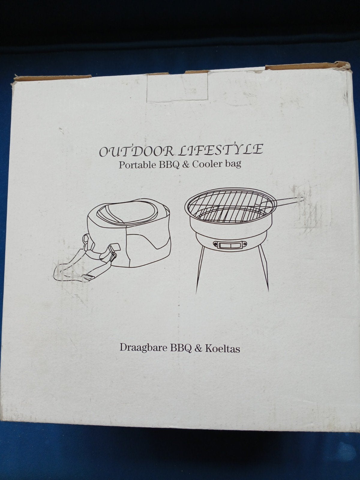 Draagbare BBQ en koeltas, Tuin en Terras, Houtskoolbarbecues, Ophalen of Verzenden, Nieuw