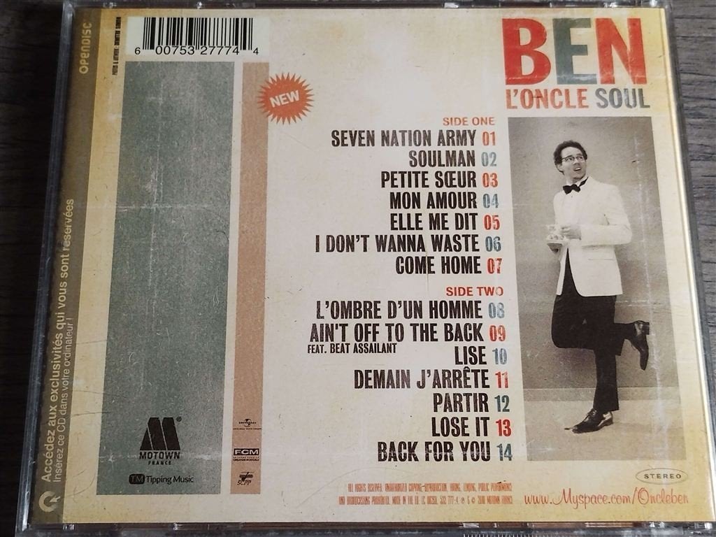 Ben L\'Oncle Soul ‎– Ben L\'Oncle Soul, Ophalen of Verzenden, Zo goed als nieuw, Soul