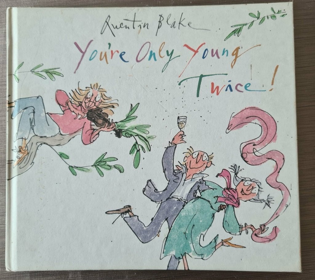Quentin Blake - You're Only Young Twice -, Ophalen of Verzenden, Zo goed als nieuw, Schilder- en Tekenkunst