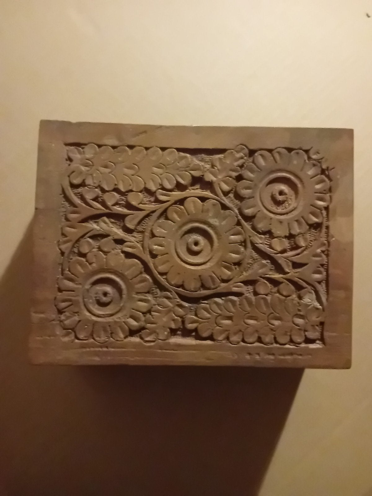 Hout snijwerkkistje, Ophalen, Minder dan 50 cm
