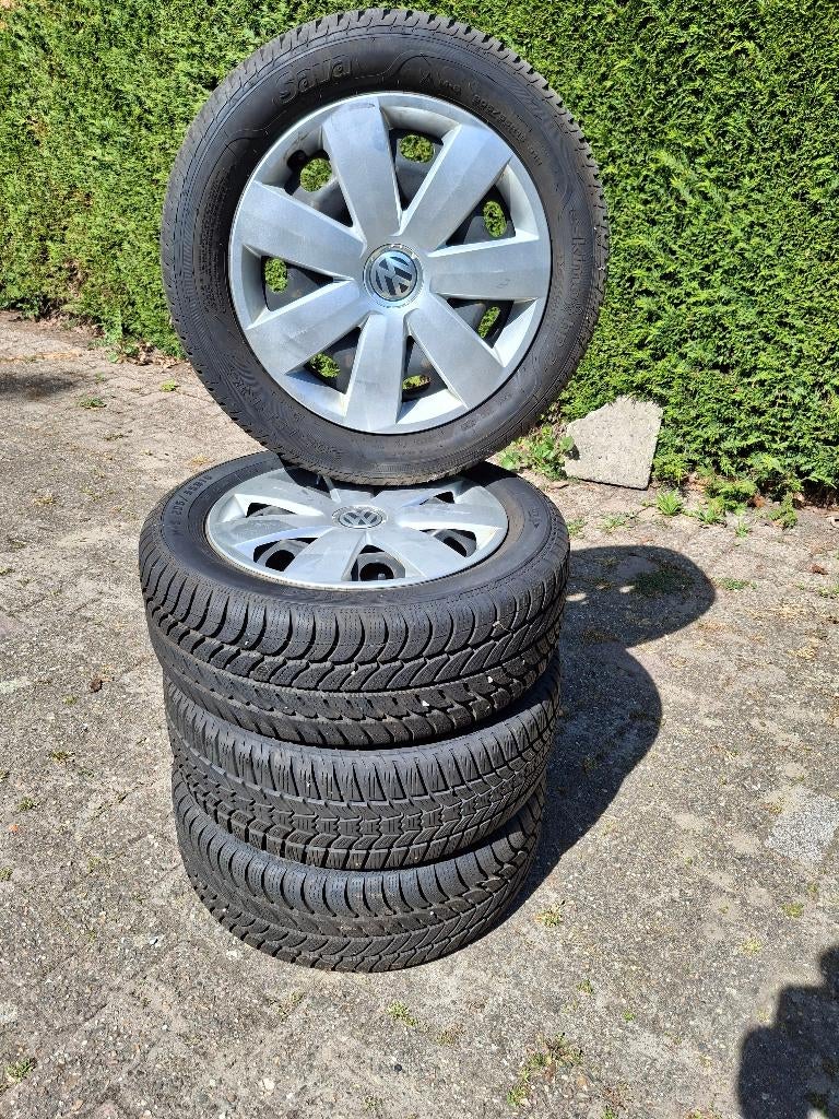Winterbanden met velgen SET van 4 stuks, Ophalen, Gebruikt, 16 inch, Banden en Velgen