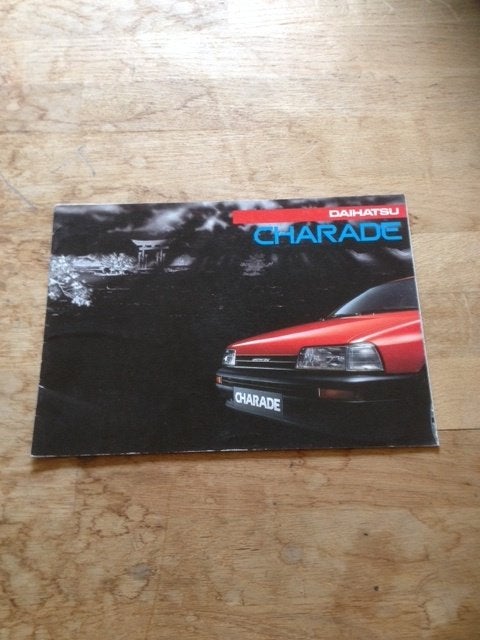 Daihatsu Charade        brochure    -    Technische gegevens, Ophalen of Verzenden, Overige merken, Daihatsu, Zo goed als nieuw