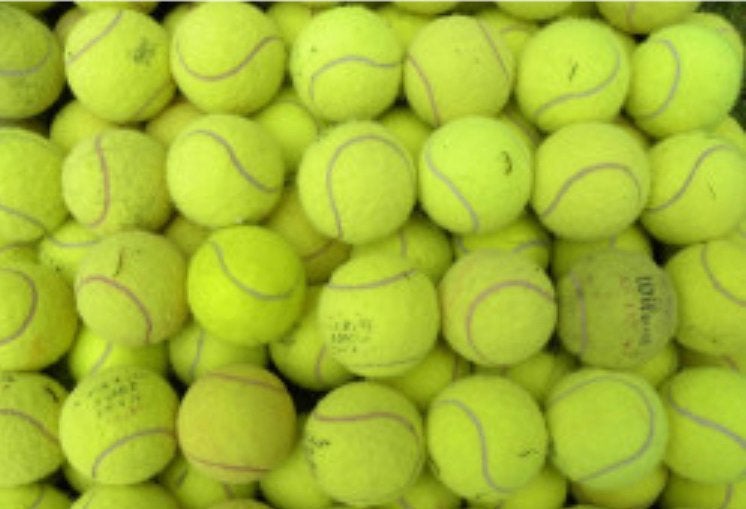 Gebruikte tennisballen, Ophalen of Verzenden, Gebruikt, Apporteerspeelgoed