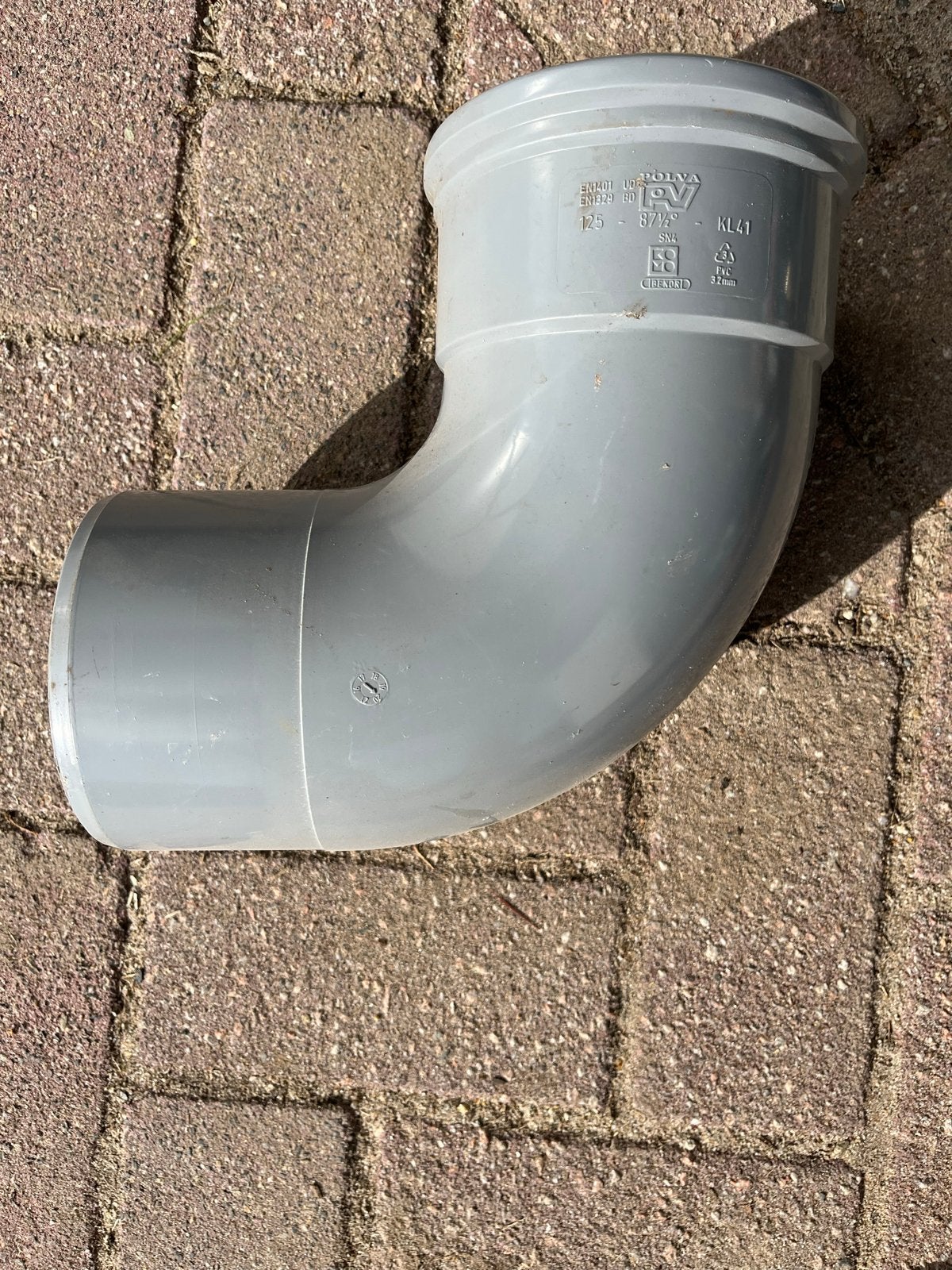 Diverse PVC hulpstukken 125 mm - T-stukken, bochten, moffen, Pvc, Overige typen, Nieuw, Ophalen of Verzenden