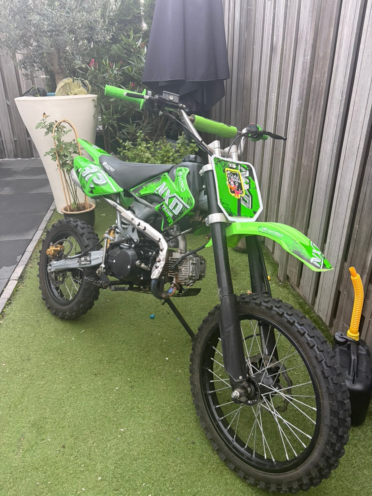 Nitro Motors NXD Prime 125cc Pitbike – dirtbik, Ophalen, Gebruikt, Pitbike
