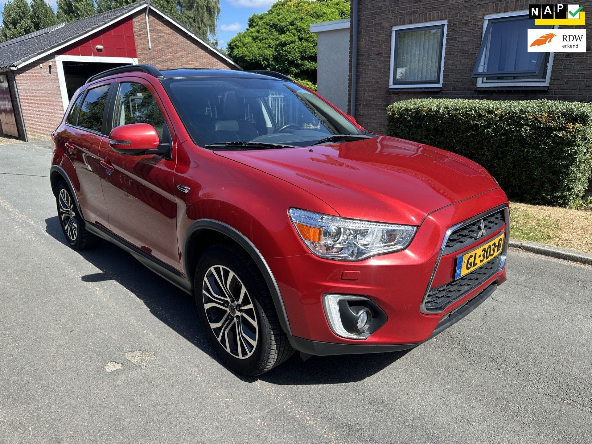 Mitsubishi ASX 1.6 Cleartec Instyle PANO/LEER/VANI/CAMERA, Voorwielaandrijving, Gebruikt, Euro 6, 4 cilinders