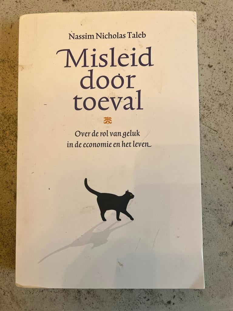 Misleid door toeval - Nassim Nicholas Taleb, Boeken, Ophalen of Verzenden, Zo goed als nieuw
